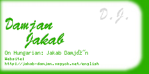 damjan jakab business card